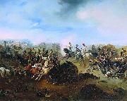 Bogdan Villevalde Battle of Grochow 1831 by Willewalde painting